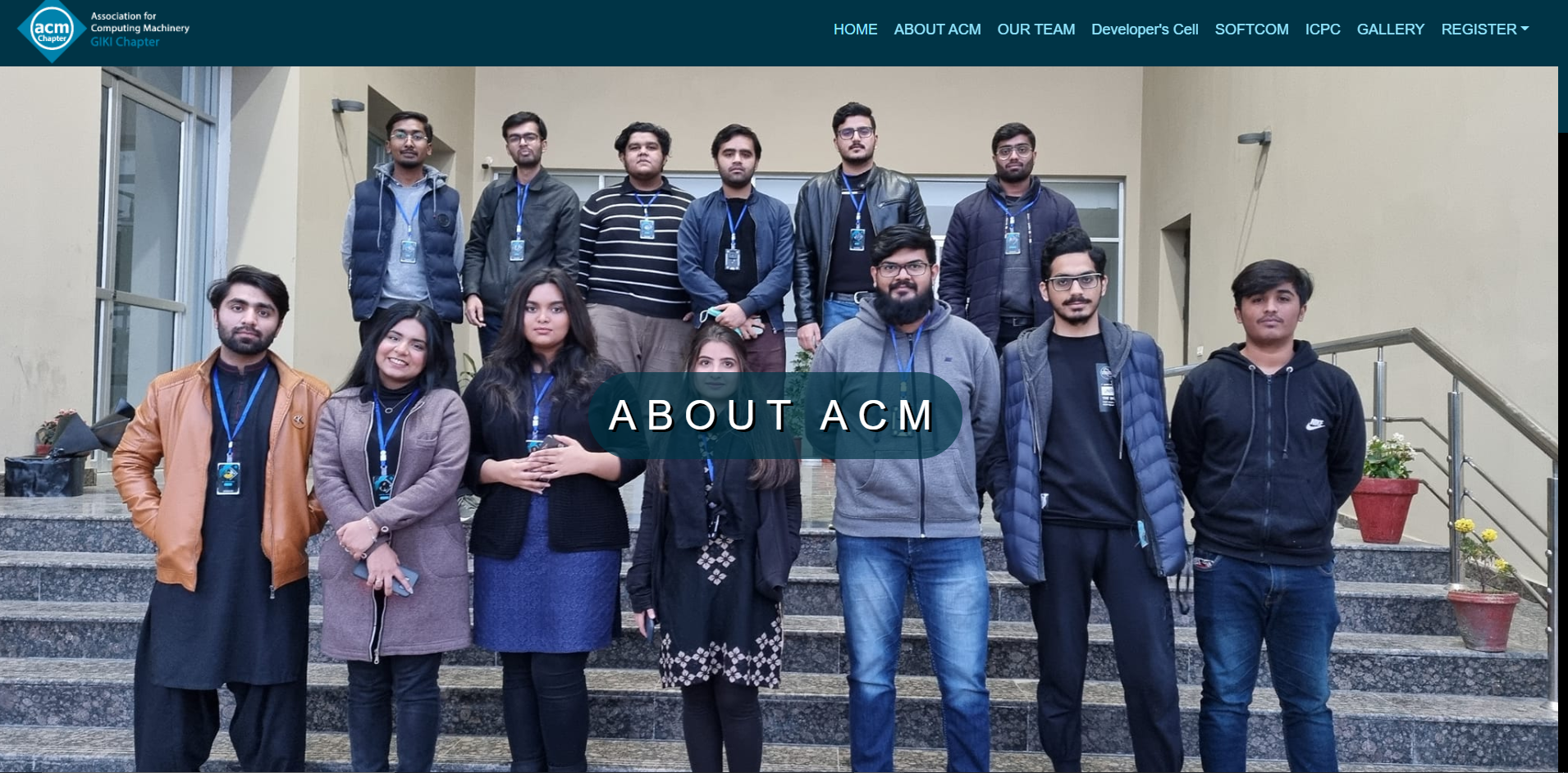 ACM Student Chapter Website 